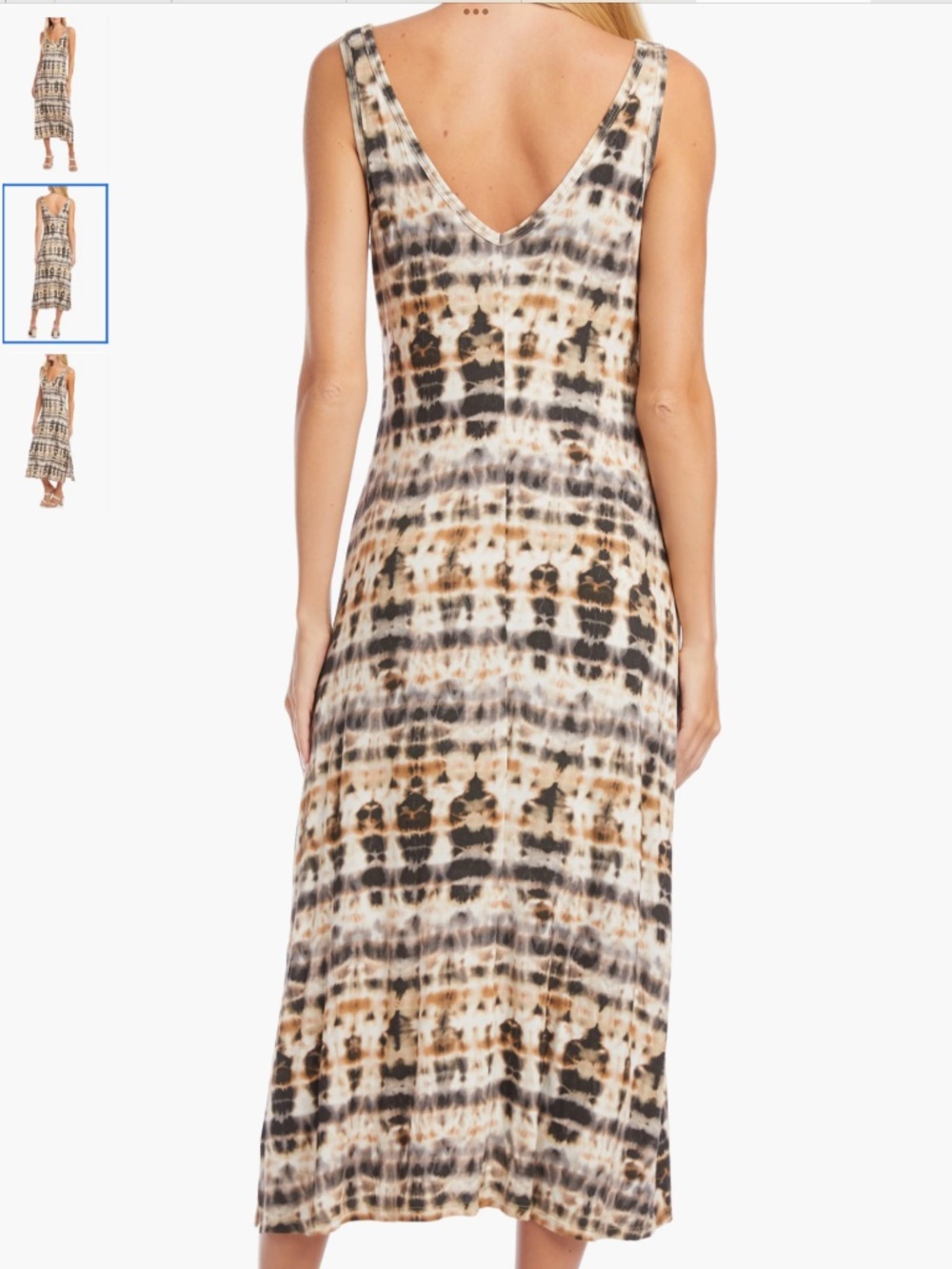 Karen Kane Brigitte Tie Dye Sleeveless Midi Dress, size M - Picture 2 of 14